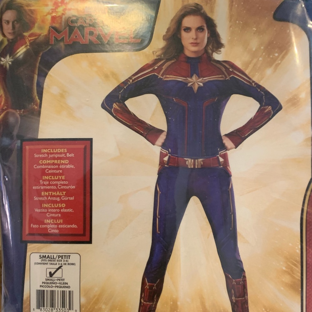 Women’s Captain Marvel Costume size small